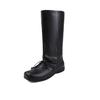 Botas Europeias 2025 de Ballet com Cadarço Franzidas de Cano Médio Ajuste Slim Botas Western Slouch Vintage para Mulheres