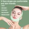 Mascarilla facial delgada con efecto explosivo transfronterizo, pequeña, con forma de V, ajustada, de líneas finas, transpirable y con vendaje en forma de V.