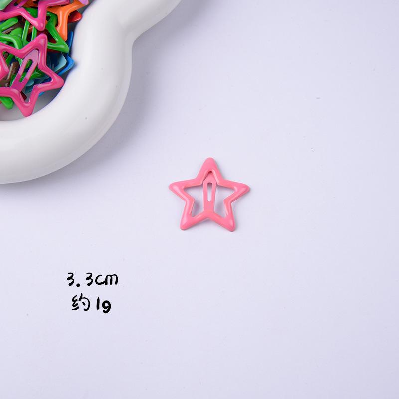 SKU图_星星发夹西瓜红SL-60017