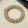Diadema de goma elástica alta para el pelo, línea telefónica, simple, duradera, para mujer, accesorio para el pelo, otoño, no daña el pelo
