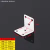 Código de Esquina de Acero Inoxidable Ángulo de Hierro/Soporte para Placa de Estante Soporte en Forma de L Conector Triángulo Pieza de Hierro Soporte de Código de Esquina de Ángulo Recto de 90 Grados