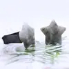 Pedra semipreciosa natural saída de ar carro decoração estrela cinco pontas cristal jade criativo acessórios interior carro