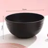 Tazón de Plástico de Paja de Trigo de 15 cm, Tazón Grande para Comida Callejera, Empanadillas, Wontons, Fideos Instantáneos para Dormitorio de Estudiantes, Tazón para Sopa, Tazón para Arroz, Tazón Grande