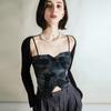 Luz Guofeng Sling 2024 Verão Novo Estilo Top Interior Mulheres Novo Estilo Chinês Design Sense