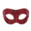 Nova máscara de mascarada em PVC para adultos, com uma cor amarela vibrante, perfeita para festas com tema de moda europeia e americana e como acessório para eventos noturnos.