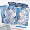Página de Colorir Menina Bonita Rosa Azul Caderno com Capa de Couro A5 Anime de Alta Qualidade Menina Bonita Caderno Diário
