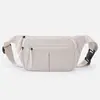 Bolsa de pecho de moda portátil al por mayor, ligera, simple, casual, bandolera, nailon, versátil, para deportes y ciclismo