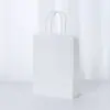 Punto 26 Color sólido Bolsa de mano de papel Kraft para llevar a mano Bolsa de regalo Bolsa de papel de envolver estilo Ins venta al por mayor
