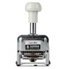Deli Máquina Numeradora Automática Completa Portátil de 6 Dígitos Máquina Codificadora Número Fecha de Producción Digital Suministros de Oficina Máquina Numeradora