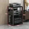 Rack de Amplificador Suporte de Caixa de Som Espaçamento Ajustável Multi-camada Gabinete de Amplificador de Tubo Áudio HIFI Rack de Equipamento para Casa Móvel