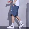 Pantalones Cortos de Cinco Puntos Holgados para Hombre, Modernos y Versátiles, Shorts Deportivos Casuales Camaleón de Seda Helada para Hombre 2026