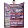 Manta de Aire Acondicionado, Manta Suave tipo Sobre, Regalo, Terciopelo de Doble Cara, Impresión Digital, Cómoda, Varias Franelas Cálidas