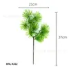Pino de Bienvenida Bonsái, Ramas de Pino Artificiales, Pino de Belleza, Pino Arhat, Pino Penglai, Pared de Plantas Verdes de Decoración Suave de Ingeniería, Pared de Plantas Verdes