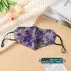 Mascarilla de Seda Hilo Xiangyun Cuatro Estaciones Estampada Doble Capa Esquina del Ojo Correa para la Oreja Ajustable Protección Facial Estilo Occidental de Alta Gama