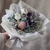 Tamaño Pequeño Extraíble Algodón de Leche Impermeable Empaque de Ramo Papel de Seda Envoltura de Arreglo Floral Suministros para Floristería