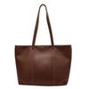 Bolsa de Grande Capacidade para Mulheres, Versátil para Outono e Inverno 2026 Nova Bolsa de Ombro Casual Retrô Simples, Bolsa Tote Texturizada para o Dia a Dia