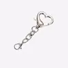 Colgante de Cadena para Bolso DIY con Cierre de Langosta, Forma de Corazón Grande, Ecológico, Llavero con Figura de Ocho