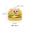 Colgante de Acrílico Serie de Dibujos Animados Pastel Galletas Hamburguesa Colgante Llavero DIY Pendientes Accesorios Colgantes