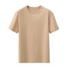 Camiseta Blanca de Algodón Puro Talla Grande 2026 Verano Estilo Dopamina Antiedad, Top Adelgazante, Manga Corta Unisex