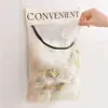 Bolsa de Almacenamiento para Bolsas de Basura de Cocina Montada en la Pared Bolsa de Almacenamiento de Gran Capacidad Almacenamiento de Bolsas de Plástico Bolsa de Malla con Velcro