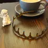 Diadema Shangxuan de Acetato con Dientes de Onda Grande para Mujer, Simple Diadema de Alta Corona para Recoger el Cabello con un Accesorio de Lujo Esponjoso de Doble Uso
