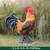 Adornos de resina de gallo de simulación directos de fábrica para jardín al aire libre, patio, jardín, granja, decoraciones artesanales.
