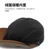 Gorra clásica de espiga para hombre, gorra de béisbol cálida con forro de forro polar para otoño e invierno, boina retro británica para mujer