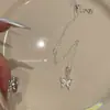 Novo Colar Borboleta Olho de Gato Estilo Chinês Feminino Luxo Leve Design de Nicho Sentido de Moda Ins Estilo Frio Corrente para Clavícula Doce