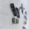 Fabricante de marca de couro ayufei metal padrão inglês junta zeve logo de letra vazada para processamento de mapa