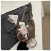 Bolsa de Mão de Nicho Estilo Coreano Transfronteiriça Novo Modelo 2026 Padrão Lichia Bolsa de Ombro Tendência Elegante Bolsa Saco