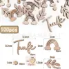 Novo Produto Temporada Volta às Aulas Combinação Coração Arco-Íris Lascas de Madeira DIY Decoração Festa Graffiti Infantil Toalha de Mesa