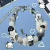 Pulsera Dopamina Linda Fresca Estrella Gato Kt Ins Nicho Dulce Dibujos Animados Joyería de Perlas Regalo para Novia o Mejor Amiga