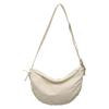 Transfronterizo 2026 Primavera Nuevo Bolso Cruzado Minimalista de Nailon Bolso Casual Plegado Tipo Empanada Bolso de Hombro de Nicho de Moda para Mujer