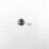 15mm cruz antigua de plata tornillo remache decorativo equipaje clavo para jeans hebilla hexagonal para joyería en stock venta al por mayor
