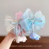 Corona Infantil Moño Grande Perla Goma para el Pelo Súper Hada Tulipán Borla Cuerda para el Pelo para Moño de Niñas Accesorios para el Cabello Cuerda para la Cabeza