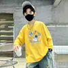 Camiseta de Manga Larga con Cuello Redondo para Niños, Ropa Interior Básica Infantil, Camiseta 100% Algodón, Nuevo Top Otoñal Primavera y Otoño 2026