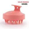 Cepillo para Champú de Venta Caliente Transfronterizo, Peine Masajeador de Meridianos del Cuero Cabelludo, Cepillo Masajeador de Dientes Suaves de Silicona, Peine para el Cabello de Doble Uso Seco y Húmedo al por Mayor