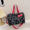 2026 Nuevo Bolso de Mano de Gato de Dibujos Animados de Gran Capacidad Bolso Tote de Hombro Bolso Casual para Viajes Cortos