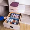 Caja organizadora de plástico tipo cajón para ropa interior, sujetadores, calcetines, caja de almacenamiento para armario, juego de tres piezas