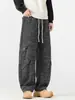 Pantalones Casuales Talla Europea para Hombre 2026 Verano Nuevo Estilo Coreano Cordón Recto Versátil para Viajar, Deporte, Caída Pantalones Largos