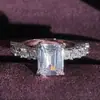 Suministro Transfronterizo de Artículos Pequeños, Anillos Rectangulares Cerrados Estilo Ins, Accesorios, Joyería, Fuente para Transmisiones en Vivo de Comercio Exterior R8012