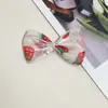 Lazo de Cinta Brillante con Estampado de Fresas Dulces Accesorios para el Cabello Hechos a Mano DIY Accesorios para Ropa Accesorios para Zapatos y Sombreros Accesorios para Bolsas