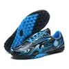 Nuevos Zapatos de Fútbol para Niños Futsal Niños Grandes Niños Pequeños Tacos Largos Zapatos de Fútbol de Corte Bajo Césped Cuero Calzado Deportivo para Pies con Pelota