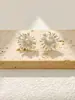 Pendientes Sencillos de Fuegos Artificiales, Pendientes de Alta Gama y Versátiles para Mujer, Accesorios de Lujo Ligero, Diseño de Nicho
