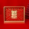 Adorno de Gato de la Suerte Hecho a Mano Chapado en Oro para Riqueza Inmediata, Regalo Navideño, Decoración de Oficina, Exhibición de Mesa para Riqueza Instantánea