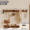 Perchero de pared de madera maciza, gancho para colgar en la puerta, gancho multifuncional para entrada, perchero para dormitorio