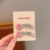 Pinzas para el pelo curvas florales coloridas de primavera y verano, estilo dulce y femenino, pasadores en forma de arco, pinzas para flequillo, pinzas laterales, accesorios para el cabello