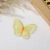 Nuevos Accesorios de Mariposa con Bordado Simple de Color Sólido Accesorios de Decoración para Bolsos Versátiles y Lindos Accesorios para Etiquetado de Manualidades Wholesale