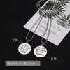 Collar de Acero de Titanio para Hombre, Colgante de Letra de Moda Hip-Hop, Cadena para Suéter Estilo Coreano, Collar Largo Estilo Lujo Ligero, Venta al por Mayor de Joyería