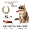 Suministros para Mascotas Transfronterizos: Disfraces Divertidos para Gatos y Perros, Gafas para Mascotas, Collares de Bully para Perros, Juegos de Juguetes de Peluche